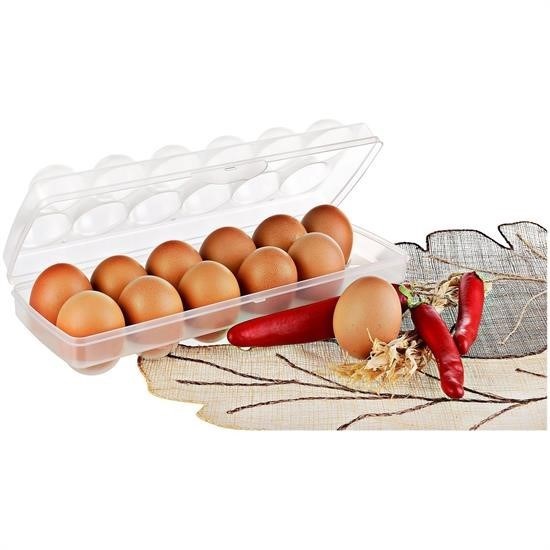 12li Şeffaf Kapaklı Kilitli Yumurta Saklama Kabı Kutusu Aparatı 12li Şeffaf Kapaklı Kilitli Yumurta Saklama Kabı Kutusu Aparatı