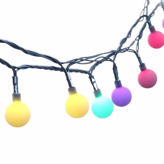 Dekoratif Minik Top 40 Ledli Dekoratif Dolama Led Işık (RGB) Dekoratif Minik Top 40 Ledli Dekoratif Dolama Led Işık (RGB)