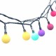 Dekoratif Minik Top 40 Ledli Dekoratif Dolama Led Işık (RGB) Dekoratif Minik Top 40 Ledli Dekoratif Dolama Led Işık (RGB)