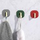 2li Yapışkanlı Retro Askılık Dolap Kapak Kulpu Yeşil 2li Yapışkanlı Retro Askılık Dolap Kapak Kulpu Yeşil