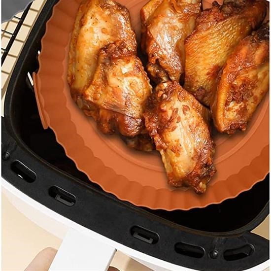Renkli Isıya Dayanıklı Yıkanılabilir Silikon Fırın Ve Airfryer Yuvarlak Pişirme Matı 20 Cm Renkli Isıya Dayanıklı Yıkanılabilir Silikon Fırın Ve Airfryer Yuvarlak Pişirme Matı 20 Cm