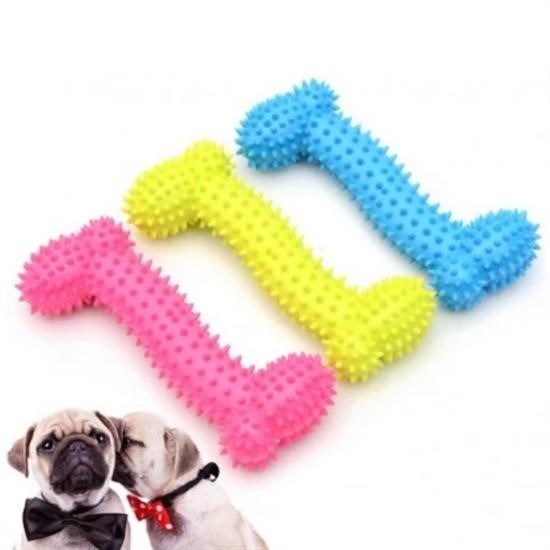 Tiny Kemik Oyuncağı Tırtıklı Yüzey Küçük Kemik Plastik Köpek Oyuncağı Tiny Kemik Oyuncağı Tırtıklı Yüzey Küçük Kemik Plastik Köpek Oyuncağı