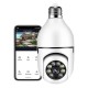 WiFi 360 Panoramik Ampul Kamera Gece Görüş Ses Akıllı Hareket Algılayıcı WiFi 360 Panoramik Ampul Kamera Gece Görüş Ses Akıllı Hareket Algılayıcı