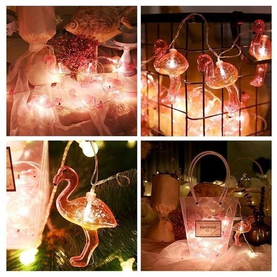 10lu Pilli Led Flamingo Dekoratif Işık Zinciri Aydınlatma 1,5 Mt 10lu Pilli Led Flamingo Dekoratif Işık Zinciri Aydınlatma 1,5 Mt