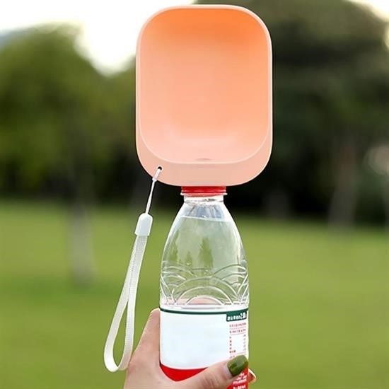 Evcil Hayvan Plastik Yıkanabilir Taşınabilir Su Şişesi Bağlantılı Su Kabı Evcil Hayvan Plastik Yıkanabilir Taşınabilir Su Şişesi Bağlantılı Su Kabı