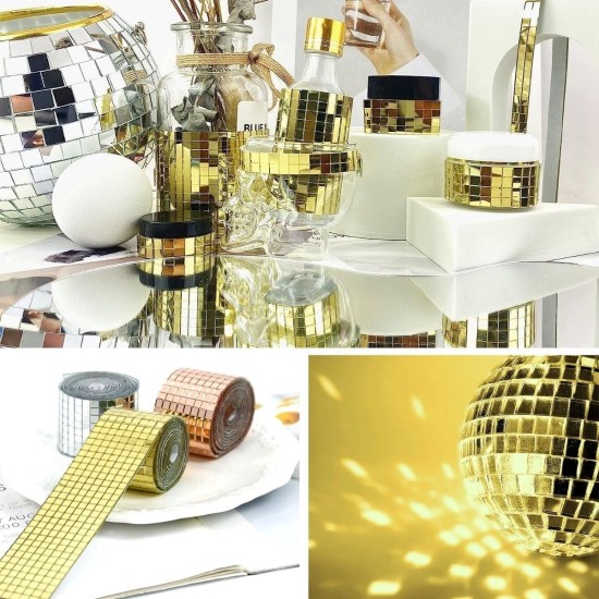 1 Metre Uzunluğunda Gold Renk Aynalı Mozaik Taşlı Dekor Bandı 4 cm x 1 mt 1 Metre Uzunluğunda Gold Renk Aynalı Mozaik Taşlı Dekor Bandı 4 cm x 1 mt