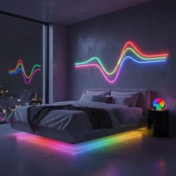 3 Metre Neon LED Işık – Esnek Dekoratif Ortam ve Oda Aydınlatması