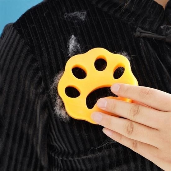 2 Adet Evcil Hayvanlar ve Çamaşır Makinesi İçin Pati Şekilli Renkli Tüy Temizleme Aparatı 2 Adet Evcil Hayvanlar ve Çamaşır Makinesi İçin Pati Şekilli Renkli Tüy Temizleme Aparatı