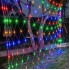 1x2 Metre Dekoratif File Ağ Perde 192 LED 8 Animasyonlu Farklı Işık Modu RGB Fişli