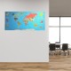 Renkli Atlas Dünya Haritası Manyetik Yapıştırıcı Gerektirmeyen Duvar Stickerı 118 CM * 56 CM Renkli Atlas Dünya Haritası Manyetik Yapıştırıcı Gerektirmeyen Duvar Stickerı 118 CM * 56 CM