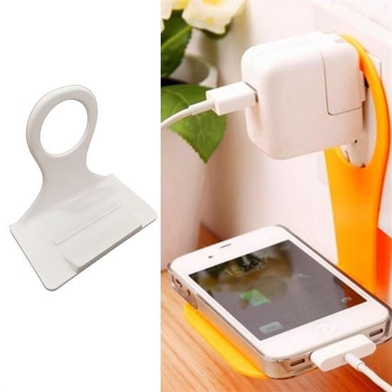 Universal Mobil Şarj Priz Askısı ve Telefon Tablet Tutucu Stand Universal Mobil Şarj Priz Askısı ve Telefon Tablet Tutucu Stand