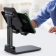 Siyah Aynalı Cep Telefonu Sabitleyici Stand Katlanabilir Ayarlanabilir Telefon Standı Siyah Aynalı Cep Telefonu Sabitleyici Stand Katlanabilir Ayarlanabilir Telefon Standı