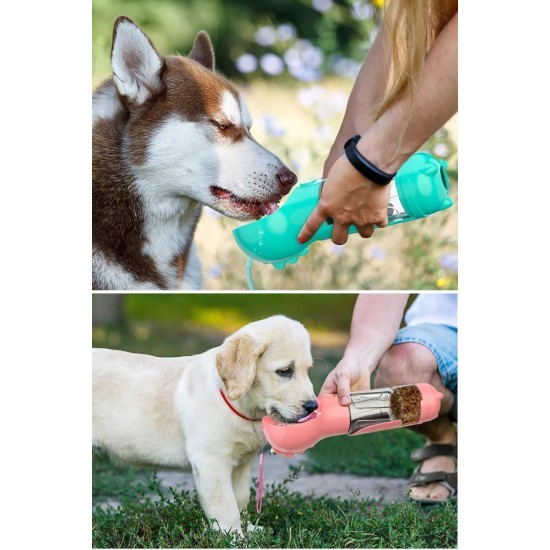 Taşınabilir Hazneli Mama Kaplı ,Kaka Poşetli Kedi,Köpek Suluğu-300ml Taşınabilir Hazneli Mama Kaplı ,Kaka Poşetli Kedi,Köpek Suluğu-300ml