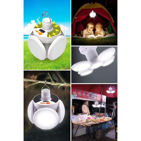 5 Led'li 3 Farklı Işık Modlu Açılıp Kapanabilir Led Kanatlı Güneş Enerjili Solar Aydınlatma Asılabilir Kamp Feneri 5 Led'li 3 Farklı Işık Modlu Açılıp Kapanabilir Led Kanatlı Güneş Enerjili Solar Aydınlatma Asılabilir Kamp Feneri
