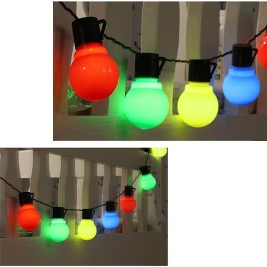 Dekoratif Minik Top 40 Ledli Dekoratif Dolama Led Işık (RGB) Dekoratif Minik Top 40 Ledli Dekoratif Dolama Led Işık (RGB)