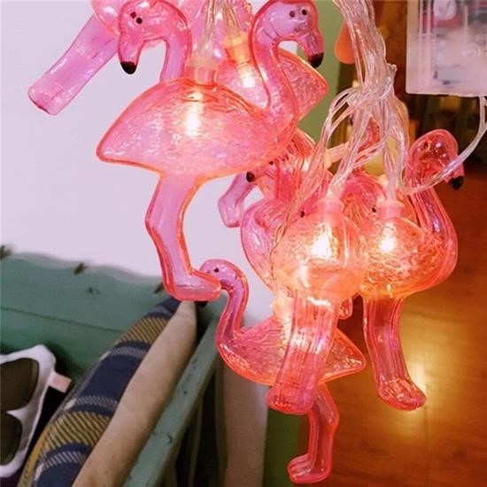 10lu Pilli Led Flamingo Dekoratif Işık Zinciri Aydınlatma 1,5 Mt 10lu Pilli Led Flamingo Dekoratif Işık Zinciri Aydınlatma 1,5 Mt
