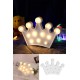3D Dekoratif Pilli Kraliçe Tacı Model Led Masa ve Gece Lambası 3D Dekoratif Pilli Kraliçe Tacı Model Led Masa ve Gece Lambası
