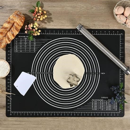 Silikon Çok Amaçlı Geniş Hamur Matı Hamur Açma Matı 40*50 cm Silikon Çok Amaçlı Geniş Hamur Matı Hamur Açma Matı 40*50 cm