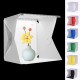 Katlanır Işıklı Fotoğraf Stüdyosu 40x40 cm 6 Renk Fonlu Ürün Çekimi İçin Uygun Fotoğraf Çekim Kutusu Katlanır Işıklı Fotoğraf Stüdyosu 40x40 cm 6 Renk Fonlu Ürün Çekimi İçin Uygun Fotoğraf Çekim Kutusu