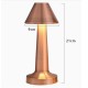 Çatı Model Bronz Renk Şarjlı Dokunmatik 3 Renkli LED Masa Lambası Çatı Model Bronz Renk Şarjlı Dokunmatik 3 Renkli LED Masa Lambası