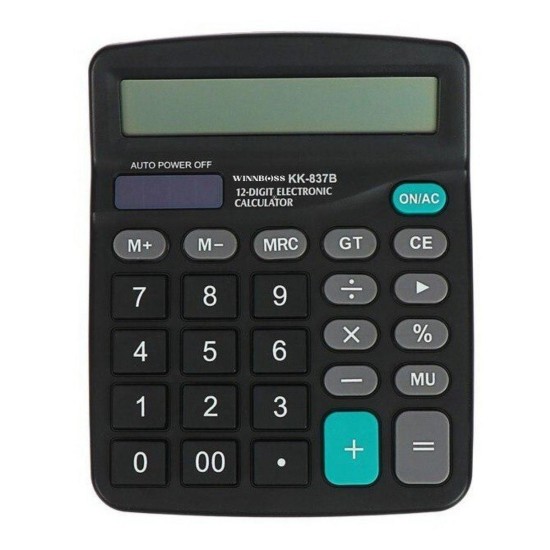 Standart Fonksiyonlu 12 Haneli Geniş LCD Ekran,Pill Masaüstü Hesap Makinesi Standart Fonksiyonlu 12 Haneli Geniş LCD Ekran,Pill Masaüstü Hesap Makinesi