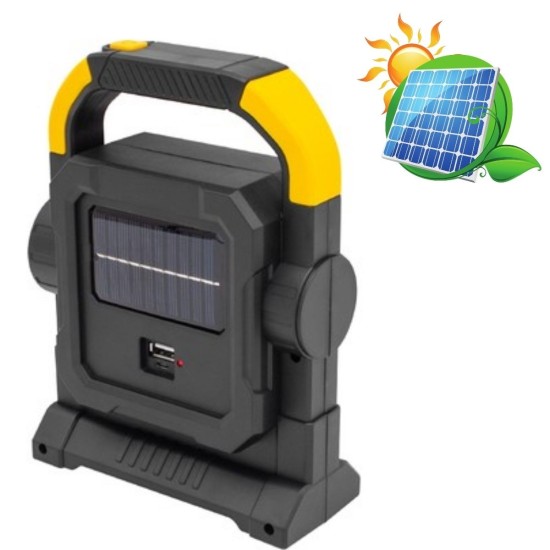 HelloCloud Şarjlı Solar LED Çalışma Işığı | USB Çıkışlı Taşınabilir Projektör Lamba HelloCloud Şarjlı Solar LED Çalışma Işığı | USB Çıkışlı Taşınabilir Projektör Lamba