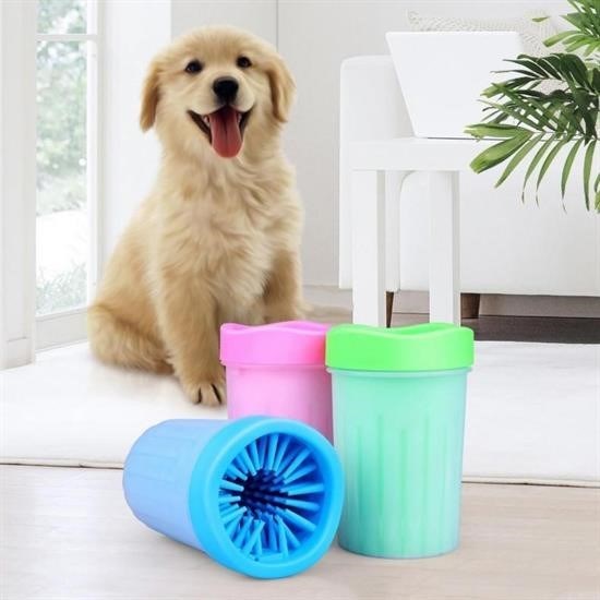 Silikon Jel Fırçalı Kedi Köpek Pati Ayak Yıkama Temizleme Kovası (Küçük) Silikon Jel Fırçalı Kedi Köpek Pati Ayak Yıkama Temizleme Kovası (Küçük)