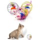 Renkli Metal Kafesli Peluş Fareli Kedi Köpek Oyuncağı Oyun Topu 6 cm Renkli Metal Kafesli Peluş Fareli Kedi Köpek Oyuncağı Oyun Topu 6 cm