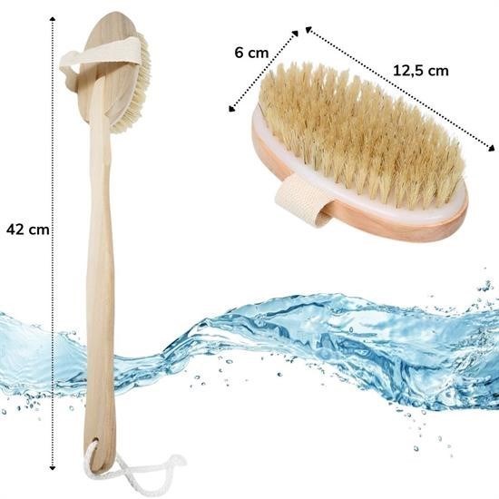 Doğal At Kılı Selülit Karşıtı Sapı Çıkabilen Ahşap Banyo Fırçası Doğal At Kılı Selülit Karşıtı Sapı Çıkabilen Ahşap Banyo Fırçası