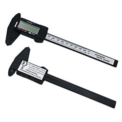 150 Mm Dijital Kumpas Elektronik Fiber Karbon Kaplı Plastik - Kumpas