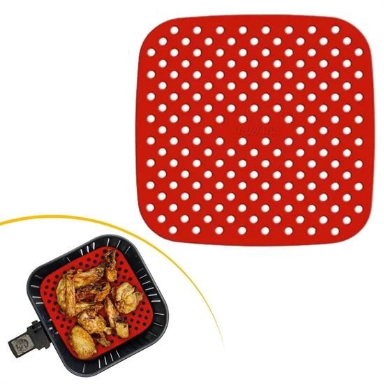 Renkli Isıya Dayanıklı Yıkanılabilir Silikon Fırın Ve Airfryer Kare Pişirme Matı 21,5 Cm Renkli Isıya Dayanıklı Yıkanılabilir Silikon Fırın Ve Airfryer Kare Pişirme Matı 21,5 Cm