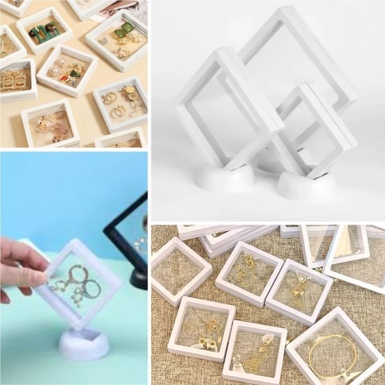 11x11cm Standlı 3D Takı Ziynet Hatıra Koleksiyon Saklama Kutusu Şeffaf Film Çerçevesi 11x11cm Standlı 3D Takı Ziynet Hatıra Koleksiyon Saklama Kutusu Şeffaf Film Çerçevesi