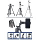 Telefon ve Fotoğraf Makinası Takılabilen Bluetooth Kumandalı 146 cm Tripod Telefon ve Fotoğraf Makinası Takılabilen Bluetooth Kumandalı 146 cm Tripod