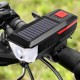 Solar Enerjili USB ile Şarj Edilebilir Ledli Bisiklet Feneri Kornalı ve Su Geçirmez Far Solar Enerjili USB ile Şarj Edilebilir Ledli Bisiklet Feneri Kornalı ve Su Geçirmez Far