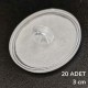 20 Adet Şeffaf Yuvarlak 3 Cm Çaplı Güçlü Disk Yapışkanlar 20 Adet Şeffaf Yuvarlak 3 Cm Çaplı Güçlü Disk Yapışkanlar