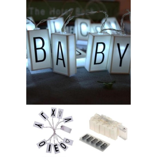 10lu Lightbox Işıklı Harf Mesaj Panosu Dekoratif Harf Işık Zinciri 10lu Lightbox Işıklı Harf Mesaj Panosu Dekoratif Harf Işık Zinciri