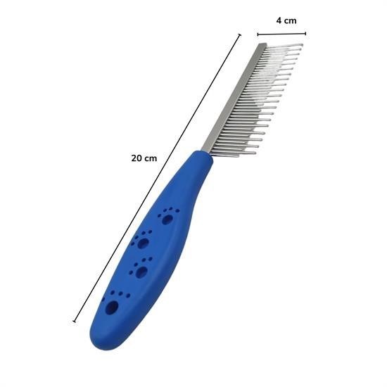 Tüy Açıcı Kedi Köpek Tarağı Tek Taraflı Metal Dişli Evcil Hayvan Bakım Fırçası Tüy Açıcı Kedi Köpek Tarağı Tek Taraflı Metal Dişli Evcil Hayvan Bakım Fırçası