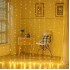 8 Fonksiyonlu 200 Led 10 Saçak Şerit Led 2x2 Perde İp Led  (Gün Işığı)