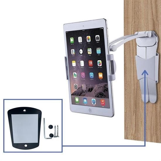360 Derece Dönebilen Mutfak Masaüstü Telefon Tablet Tutucu Ayarlanabilir Esnek Ayaklı Metal 360 Derece Dönebilen Mutfak Masaüstü Telefon Tablet Tutucu Ayarlanabilir Esnek Ayaklı Metal