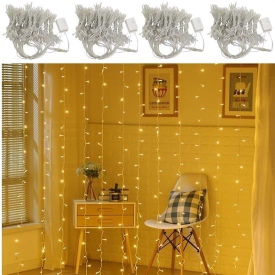 8 Fonksiyonlu 200 Led 10 Saçak Şerit Led 2x2 Perde İp Led (Gün Işığı) 8 Fonksiyonlu 200 Led 10 Saçak Şerit Led 2x2 Perde İp Led (Gün Işığı)