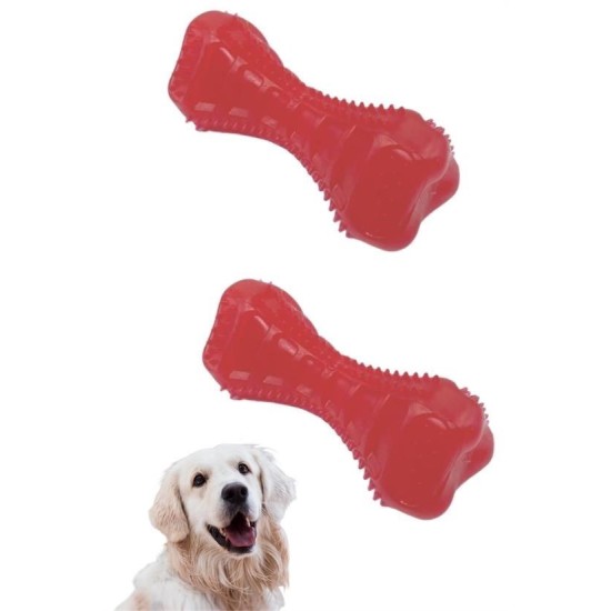 Köpekler İçin Diş Kaşıma Oyuncağı Tırtıklı Yapıda Plastik Dumbell Köpekler İçin Diş Kaşıma Oyuncağı Tırtıklı Yapıda Plastik Dumbell