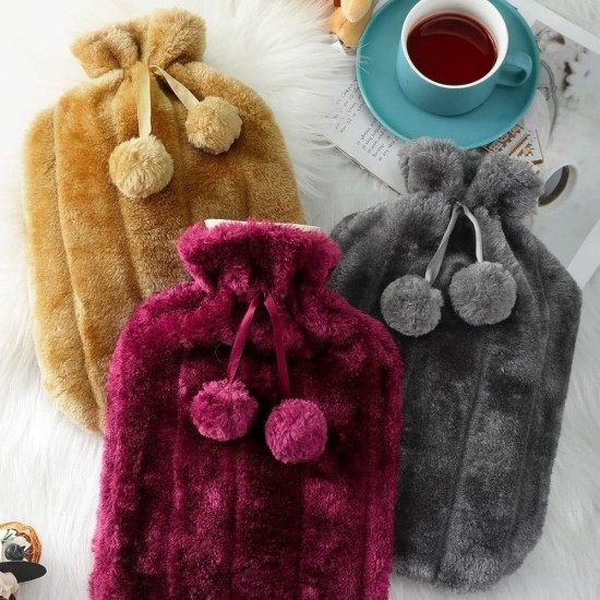 2 Litre Ponponlu Peluş Sıcak Su Torbası 1.Sınıf Kauçuk Malzeme 2 Litre Ponponlu Peluş Sıcak Su Torbası 1.Sınıf Kauçuk Malzeme