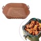 Renkli Isıya Dayanıklı Yıkanılabilir Silikon Fırın Airfryer Kare Model Pişirme Matı 20 cm Renkli Isıya Dayanıklı Yıkanılabilir Silikon Fırın Airfryer Kare Model Pişirme Matı 20 cm