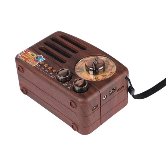 Küçük Boy Retro, Nostaljik, Ahşap Tasarım Bluetooth Hoparlörlü, Şarjlı, Taşınabilir Büyük Döndürülebilen Düğmeli FM/AM Destekli Radyo NS3380 Küçük Boy Retro, Nostaljik, Ahşap Tasarım Bluetooth Hoparlörlü, Şarjlı, Taşınabilir Büyük Döndürülebilen Düğmeli FM/AM Destekli Radyo NS3380