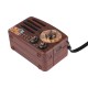 Küçük Boy Retro, Nostaljik, Ahşap Tasarım Bluetooth Hoparlörlü, Şarjlı, Taşınabilir Büyük Döndürülebilen Düğmeli FM/AM Destekli Radyo NS3380 Küçük Boy Retro, Nostaljik, Ahşap Tasarım Bluetooth Hoparlörlü, Şarjlı, Taşınabilir Büyük Döndürülebilen Düğmeli FM/AM Destekli Radyo NS3380
