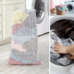 Büyük Boy File Çamaşır Torbası 80x100 cm | Hassas Yıkama Filesi | Yorgan, Perde, Nevresim Yıkama Torbası