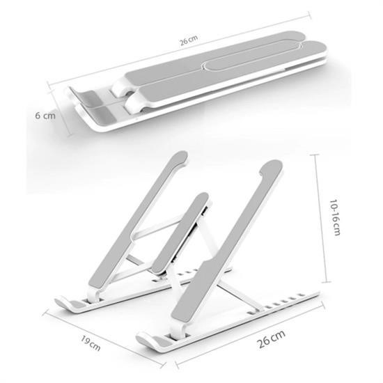 Ayarlanabilir Plastik Dizüstü Destek Tabanı Katlanabilir Taşınabilir Laptop Sehpası Yükselti Ayarlanabilir Plastik Dizüstü Destek Tabanı Katlanabilir Taşınabilir Laptop Sehpası Yükselti
