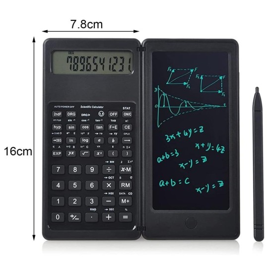 Silinebilir LCD Yazı Tabletli,Kalemli Katlanabilir Bilimsel Hesap Makinesi Silinebilir LCD Yazı Tabletli,Kalemli Katlanabilir Bilimsel Hesap Makinesi