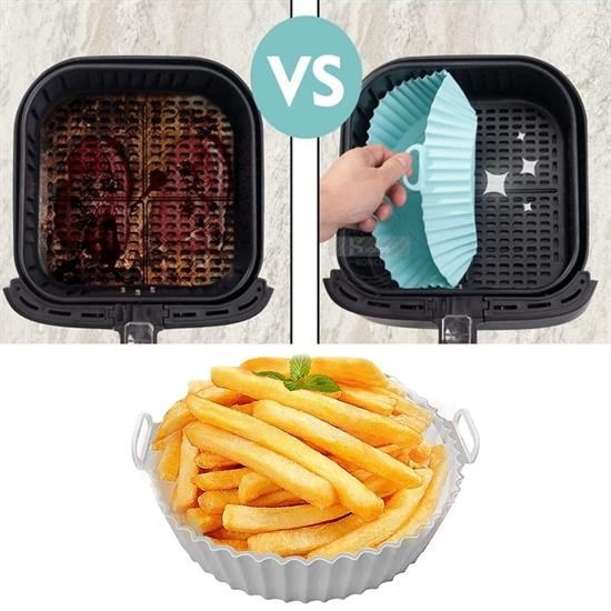 Renkli Isıya Dayanıklı Yıkanılabilir Silikon Fırın Ve Airfryer Yuvarlak Pişirme Matı 20 Cm Renkli Isıya Dayanıklı Yıkanılabilir Silikon Fırın Ve Airfryer Yuvarlak Pişirme Matı 20 Cm