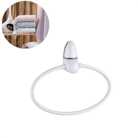 Oval Yuvarlak Halka Havluluk Dekoratif El Havlusu Tutacağı Askısı Oval Yuvarlak Halka Havluluk Dekoratif El Havlusu Tutacağı Askısı